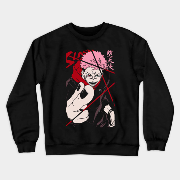King of Curses Art - Jujutsu Kaisen Crewneck Sweatshirt by Otaku Vibes