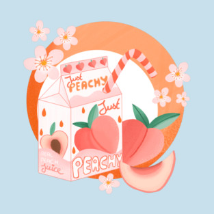 Just peachy - peach juice box T-Shirt