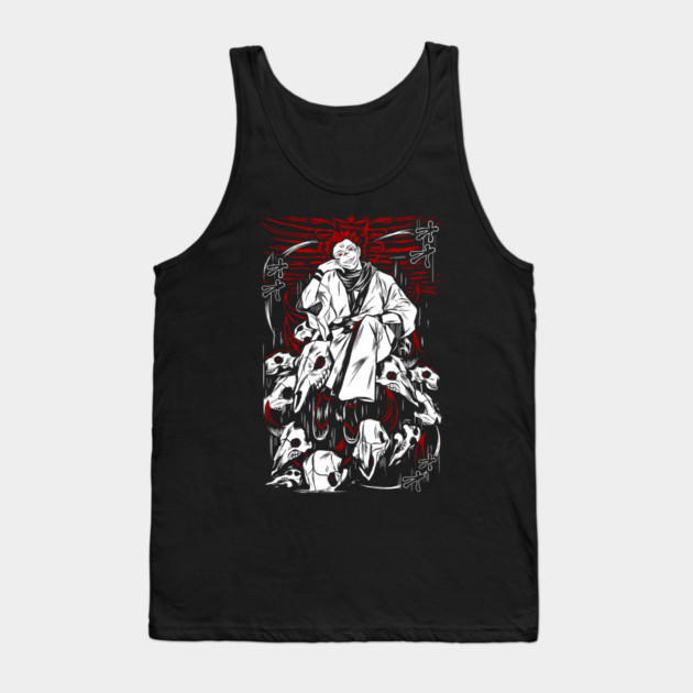 Jujutsu Kaisen Sukuna Slash and Smile Tank Top by Otaku Vibes