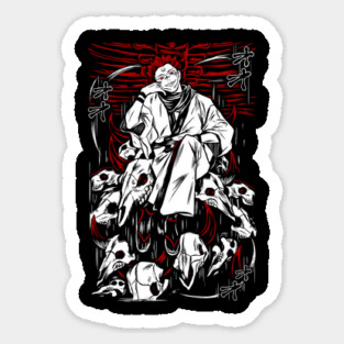 Jujutsu Kaisen Sukuna Slash and Smile Magnet