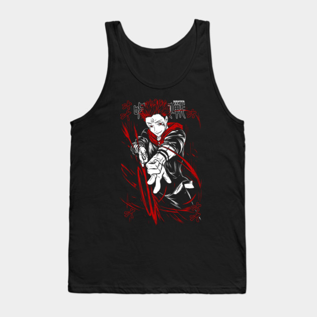 Sukuna's Fire Arrow - Jujutsu Kaisen Tank Top by Otaku Vibes
