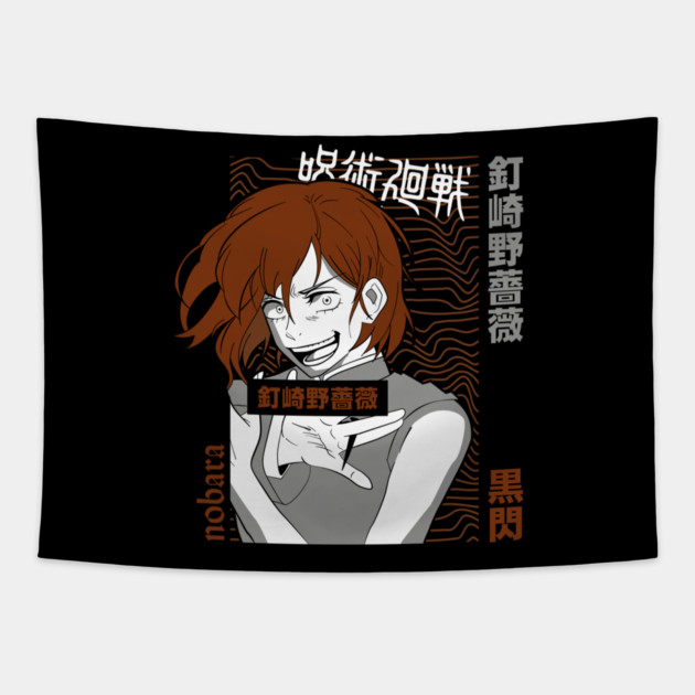 Nobara Kugisaki Manga Jujutsu Kaisen Tapestry by Otaku Vibes