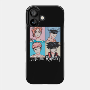 Jujutsu Kaisen Pop Art Portrait Grid Phone Case
