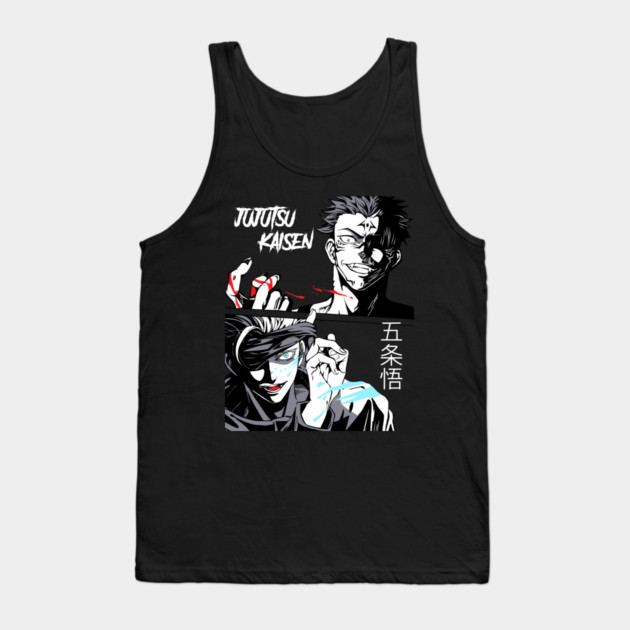 Gojo vs Sukuna Jujutsu Kaisen Showdown Tank Top by Otaku Vibes