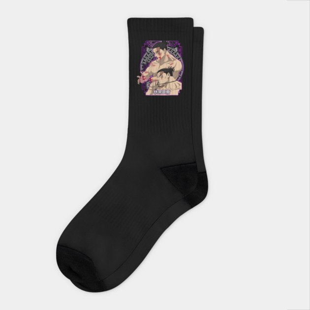 Toji Fushiguro Jujutsu Kaisen Battle Scars Socks by Otaku Vibes
