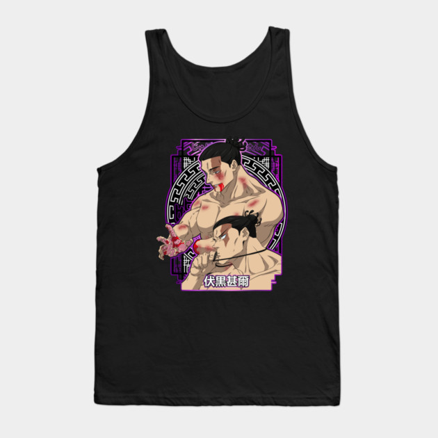 Toji Fushiguro Jujutsu Kaisen Battle Scars Tank Top by Otaku Vibes