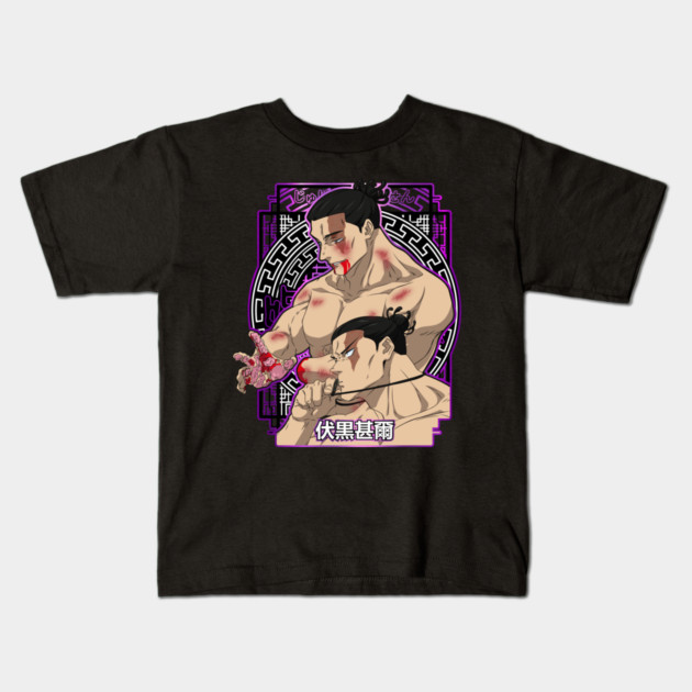 Toji Fushiguro Jujutsu Kaisen Battle Scars Kids T-Shirt by Otaku Vibes