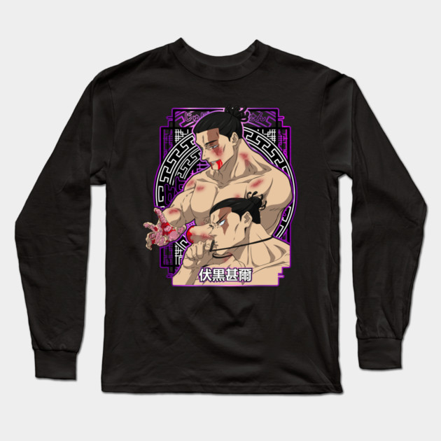 Toji Fushiguro Jujutsu Kaisen Battle Scars Long Sleeve T-Shirt by Otaku Vibes