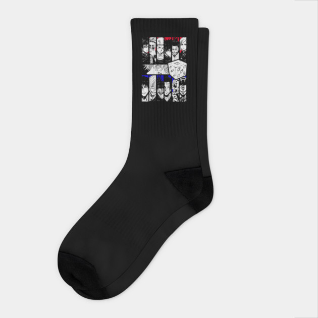 Shibuya Incident Arc | Jujutsu Kaisen Socks by Otaku Vibes
