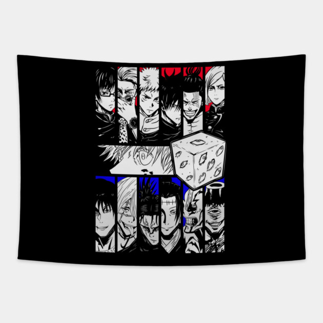 Shibuya Incident Arc | Jujutsu Kaisen Tapestry by Otaku Vibes