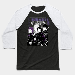 Jujutsu Kaisen Main Characters Cool Design Baseball T-Shirt