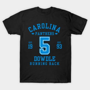 Carolina Panthers Dowdle American Football Varsity T-Shirt