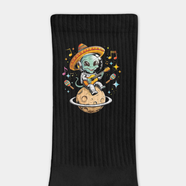 Cinco de Mayo Astronaut alien Festive Space Mexican tee by ism's Store