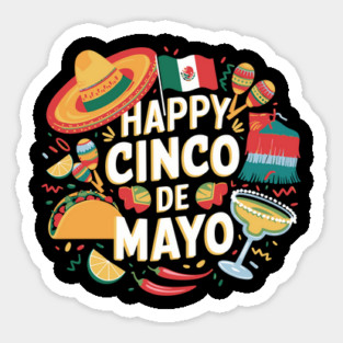 Happy Cinco de Mayo Fiesta Design – Fun Mexican Party Magnet