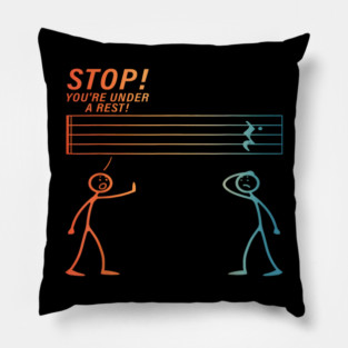 Music Teacher Music Lover Pillow