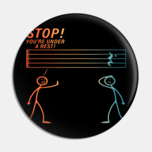 Music Teacher Music Lover Pin