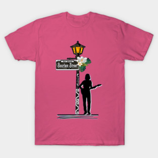 Bourbon Street Female Guitarist T-Shirt