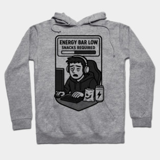 Energy bar low, snacks required Hoodie