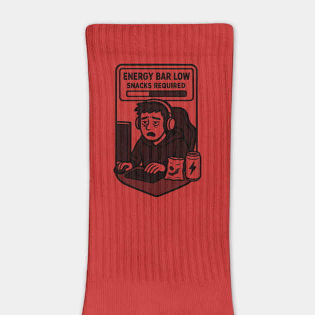 Energy bar low, snacks required by DIGITAL MERCH CREATIONS