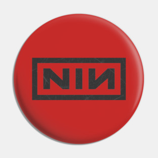 Nine Inch Nails Dark Red Pin