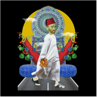 Vincent van Gogh in a Moroccan setting Posters and Art