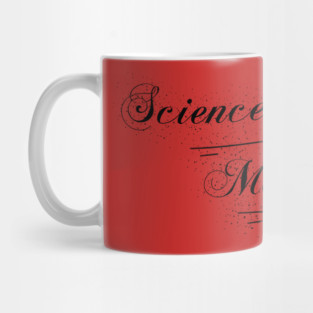 Science matters typography for science lovers Mug