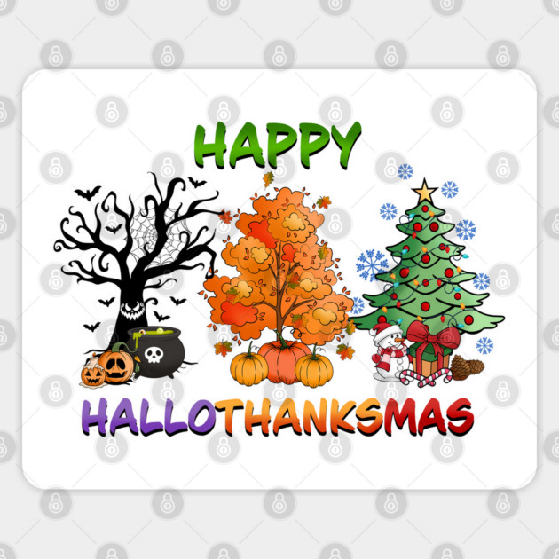 Happy HalloThanksMas holidays design Sticker by Luxinda
