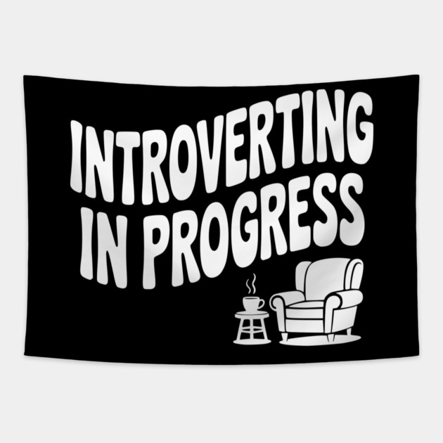 Introverting in Progress Tapestry by Frank Ring