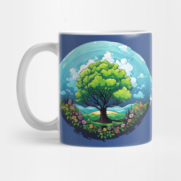 Tree of Life – Nature Globe Eco Art Design by Kathy Hawke