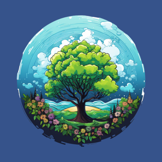 Tree of Life – Nature Globe Eco Art Design by Kathy Hawke