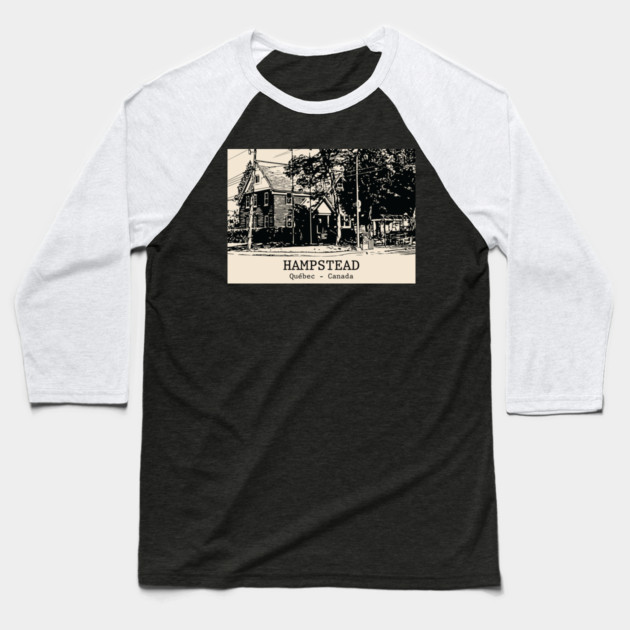 Hampstead - Québec Baseball T-Shirt by Lakeric