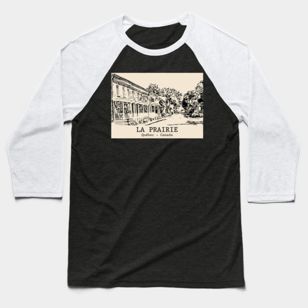 La Prairie - Québec Baseball T-Shirt by Lakeric