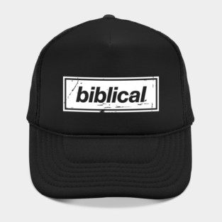 Biblical Oasis Mancunian Indie - Bold Positive Message Design White Hat