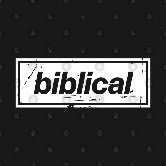 Biblical Oasis Mancunian Indie - Bold Positive Message Design White by Butter Creative