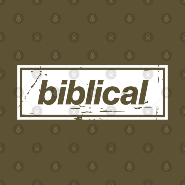 Biblical Oasis Mancunian Indie - Bold Positive Message Design White by Butter Creative