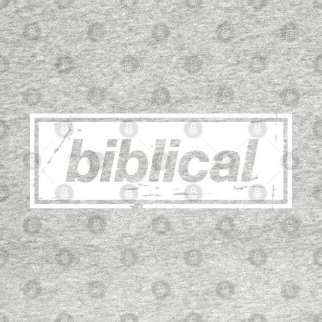 Biblical Oasis Mancunian Indie - Bold Positive Message Design White by Butter Creative