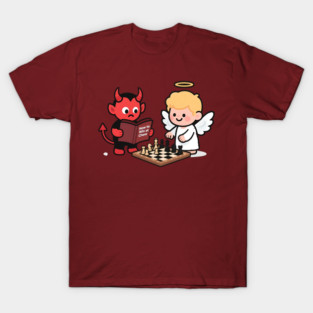 Chess Strategy Fail – Demon Reading Manual Tee T-Shirt