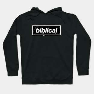 Biblical Oasis Mancunian Indie – Bold Positive Message Design Black Hoodie