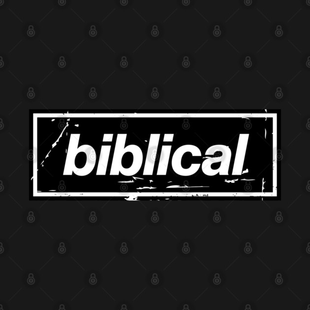 Biblical Oasis Mancunian Indie – Bold Positive Message Design Black by Butter Creative