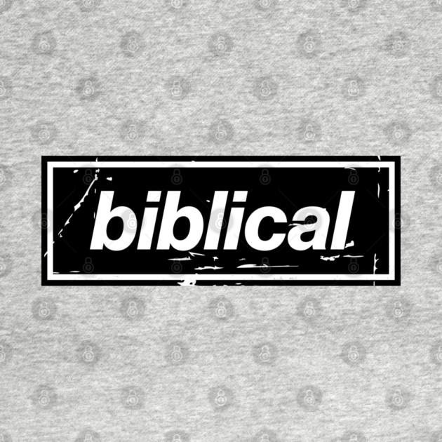 Biblical Oasis Mancunian Indie – Bold Positive Message Design Black by Butter Creative