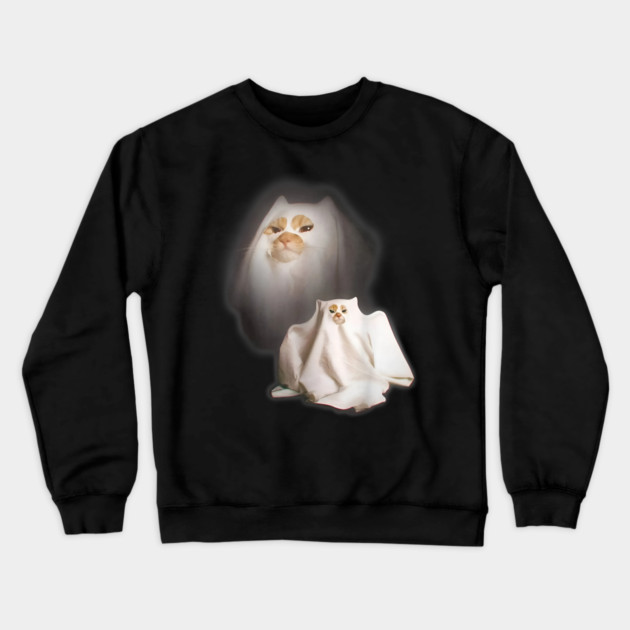 Cat meme Crewneck Sweatshirt by Khalid's Store 2