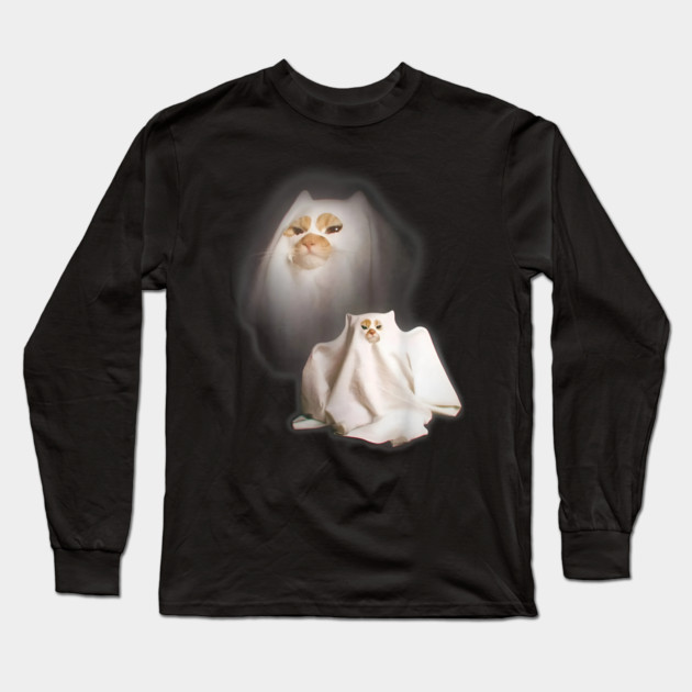 Cat meme Long Sleeve T-Shirt by Khalid's Store 2
