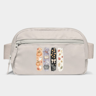 Whimsical Watercolor Halloween Panel Bag