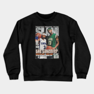 Lebron James & Sebastian Telfair(Slam Magazine) Crewneck Sweatshirt