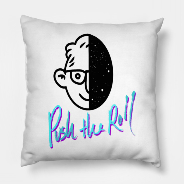 Ross and The Void Janus Face - Push the Roll with Ross Bryant Pillow by Ain't Slayed Nobody