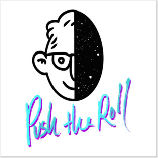 Ross and The Void Janus Face - Push the Roll with Ross Bryant Posters and Art
