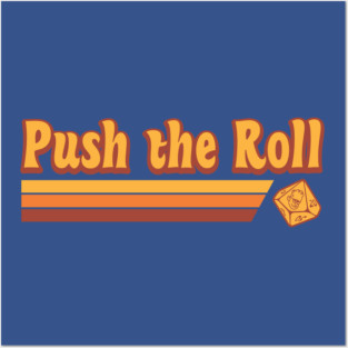Retro Push the Roll with Ross Bryant Posters and Art