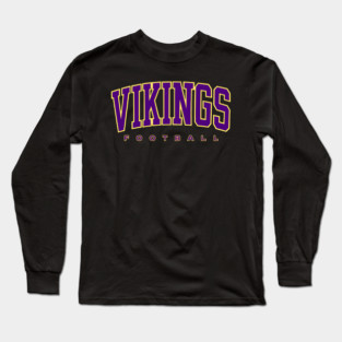 minnesota vikings football Long Sleeve T-Shirt