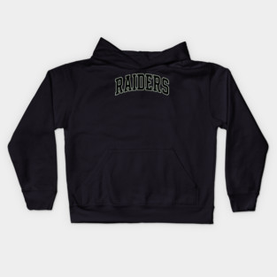 Raiders Vintage Football Kids Hoodie