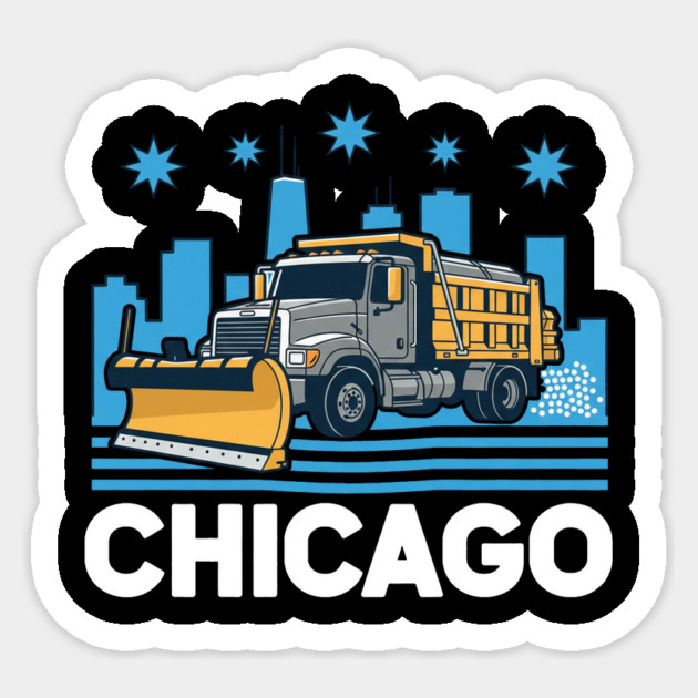 Chicago Salt Trucks – Winter Ops Crew Sticker by ArtistTee ⭐⭐⭐⭐⭐